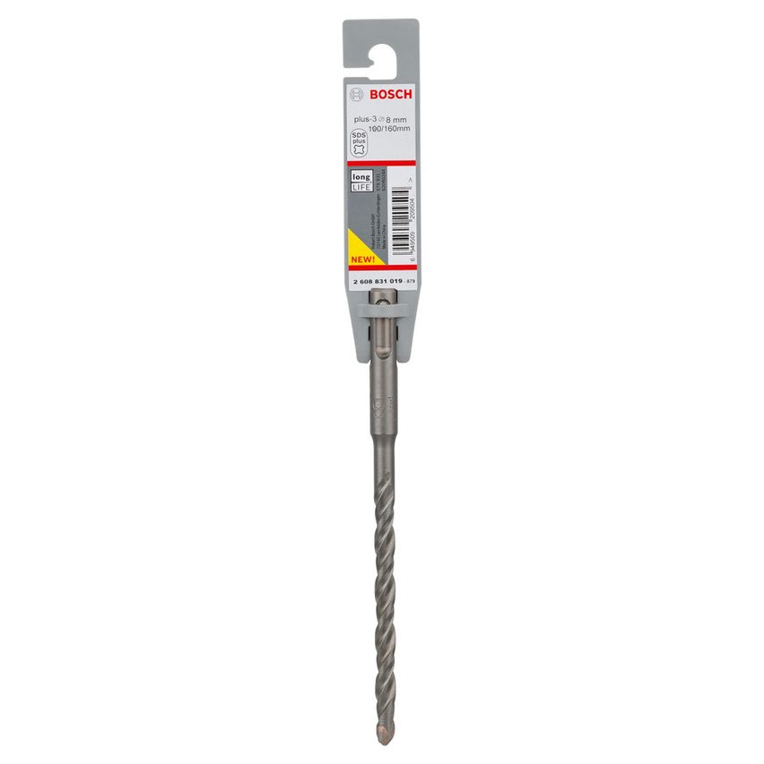 2608831019 SDS+ 3 Masonry Drill Bit 8 x 100 x 160mm