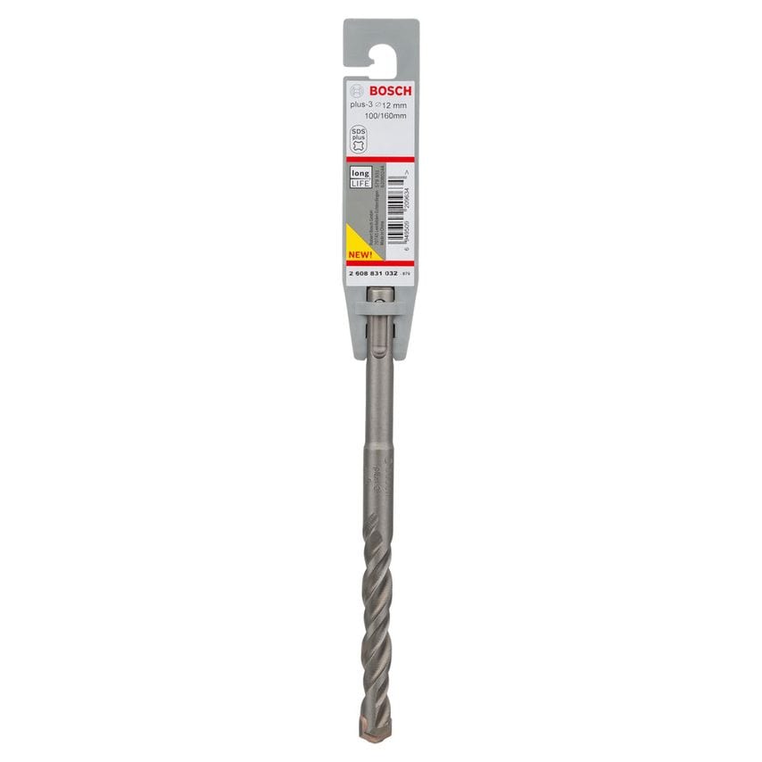 2608831032 SDS+ 3 Masonry Drill Bit - 12 x 100 x 160mm