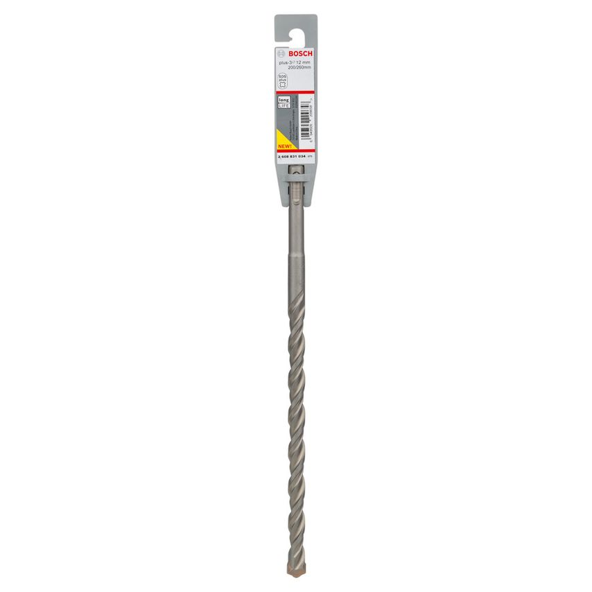 2608831034 SDS+ 3 Masonry Drill Bit 12 x 200 x 260mm