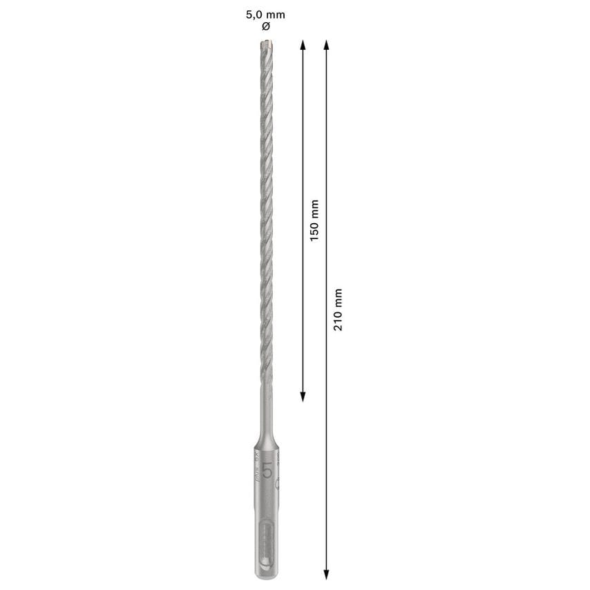 2608833773 SDS+ 5X Masonry Drill Bit 5 x 150 x 210mm