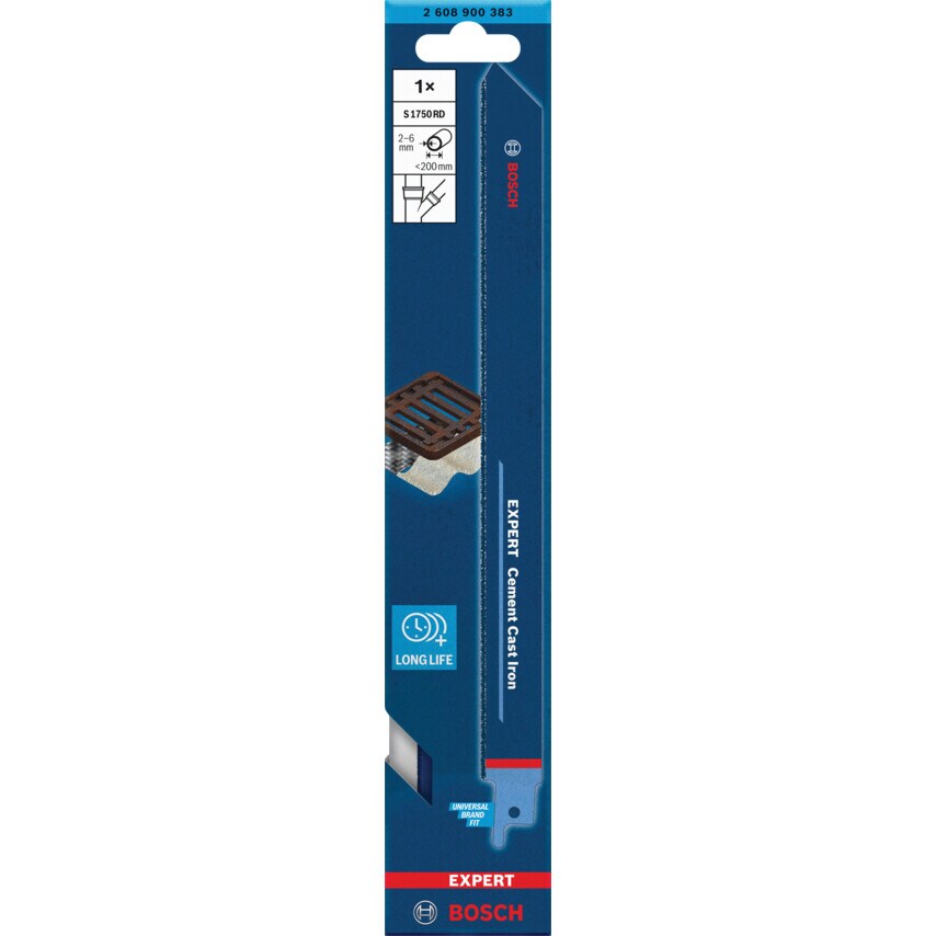 2608900383 Expert Cement Cast Iron S 1750 RD Reciprocating Saw Blade