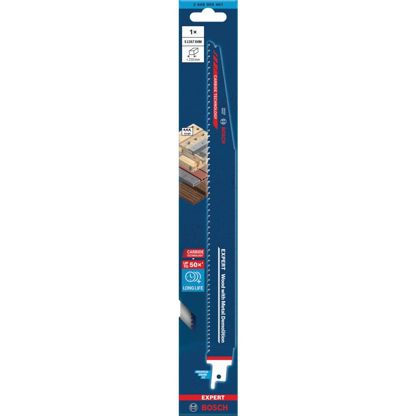 2608900401 Expert Wood with Metal Demolition S1267XHM Reciprocating Blade