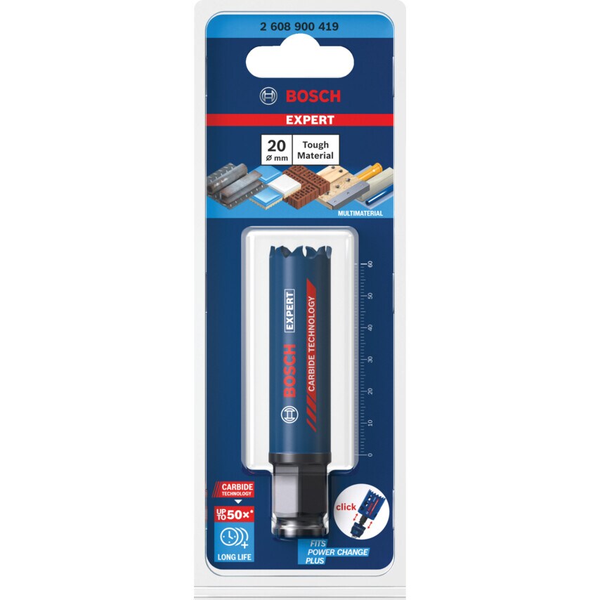 2608900419 Expert Tough Material Hole Saw 20 X 60 mm