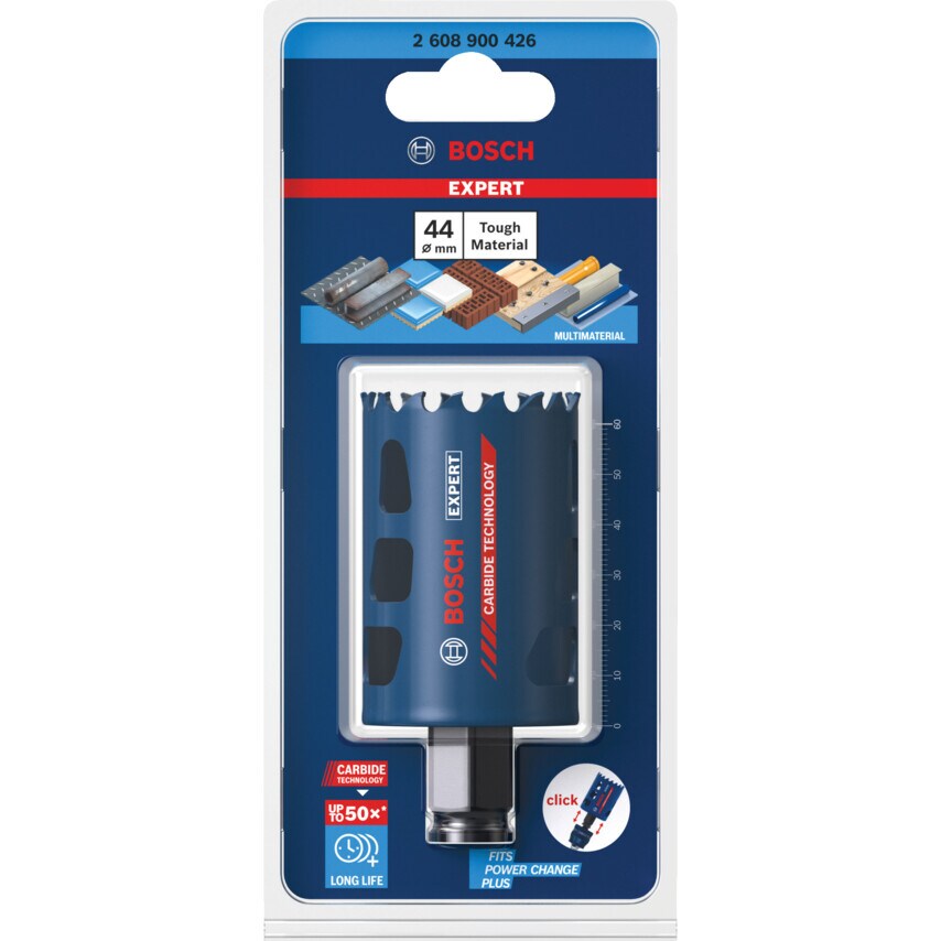 2608900426 Expert Tough Material Hole Saw 44 X 60 mm