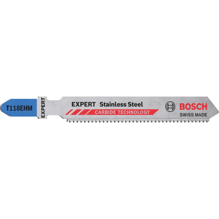 2608900562 Expert Stainless Steel T118EHM Jigsaw Blades (PK-3)