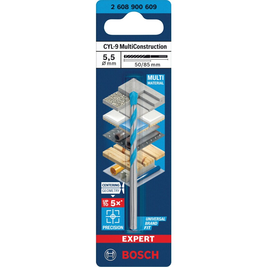 2608900609 Expert Multiconstructi on Drill Bit 5.5 X 50 X 85 mm