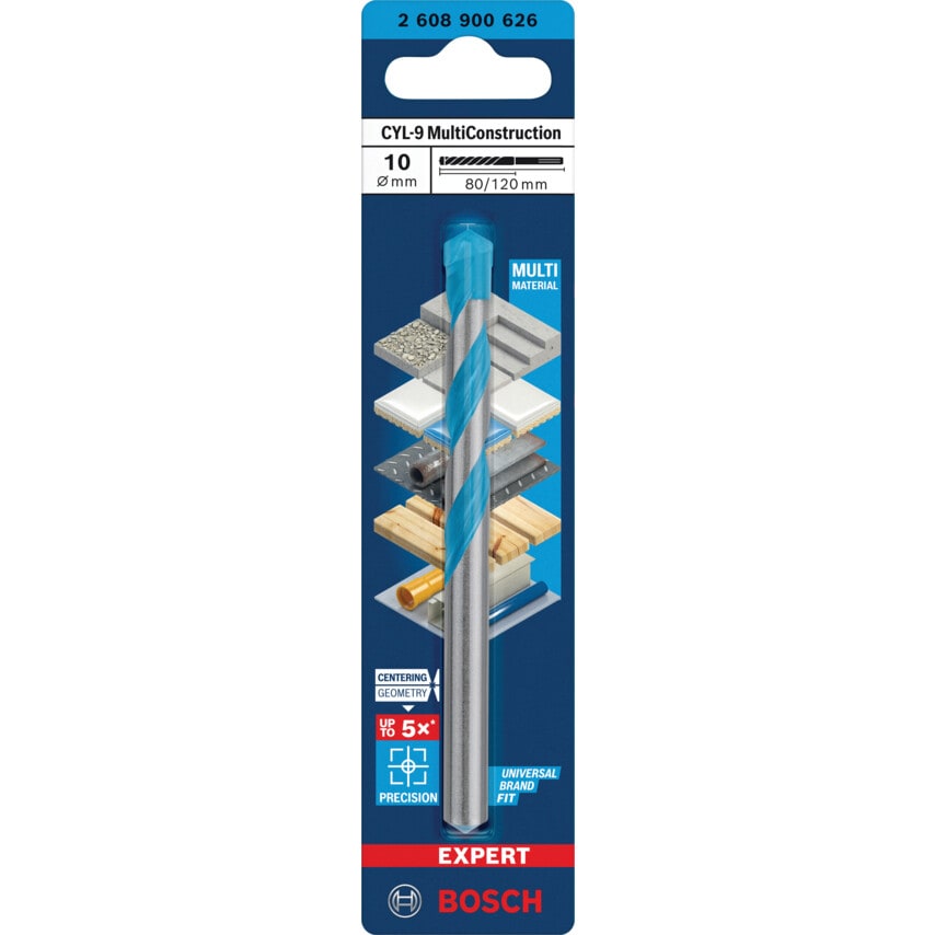 2608900626 Expert Multiconstructi on Drill Bit 10 X 80 X 120 mm