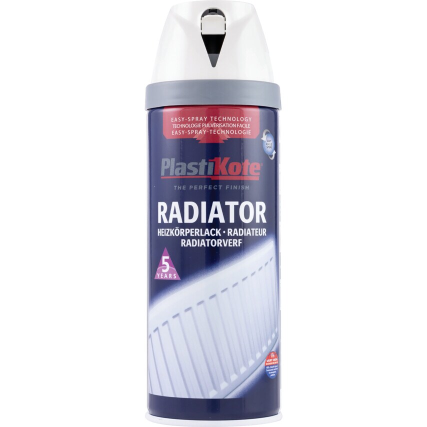 26100 Twist & Spray Gloss White Radiator Aerosol Paint - 400ML