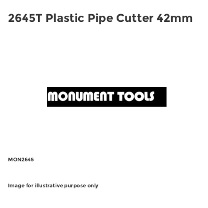 2645T Plastic Pipe Cutter 42mm