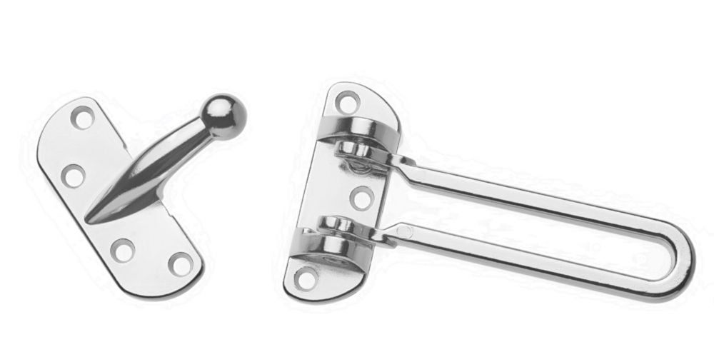Security Solutions Door Guard 110mm Polished Chrome