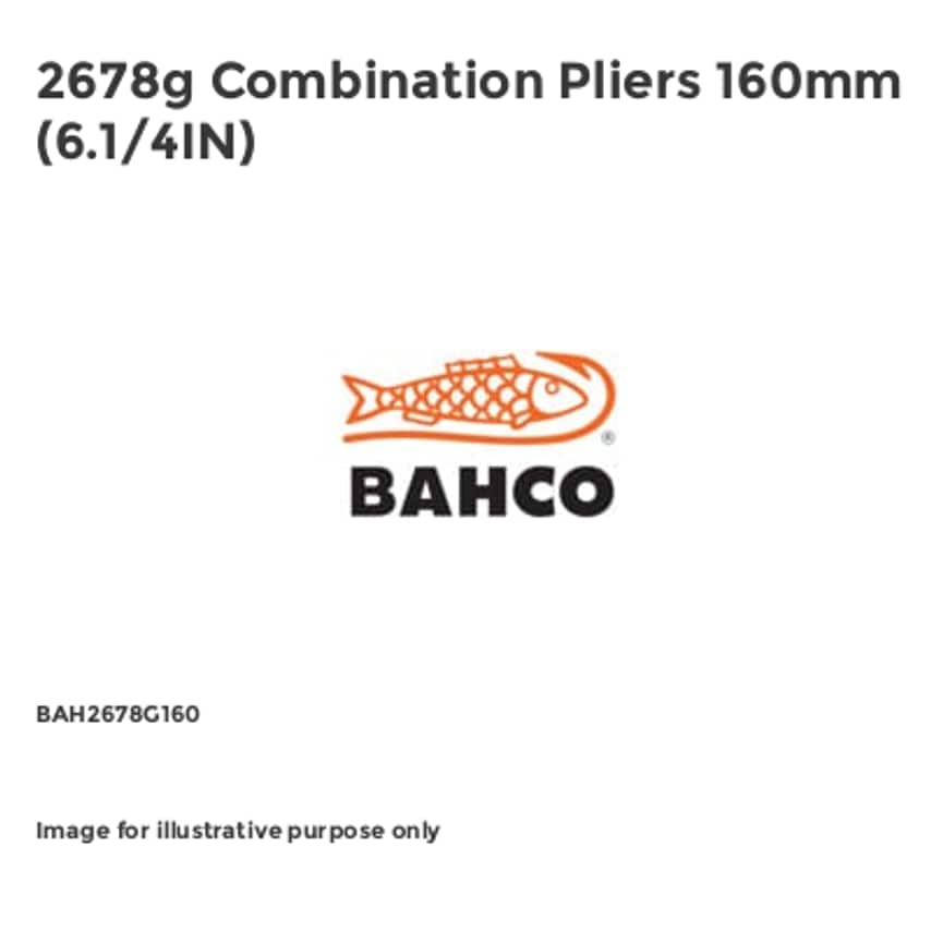 2678g Combination Pliers 160mm (6.1/4IN) BAH2678G160