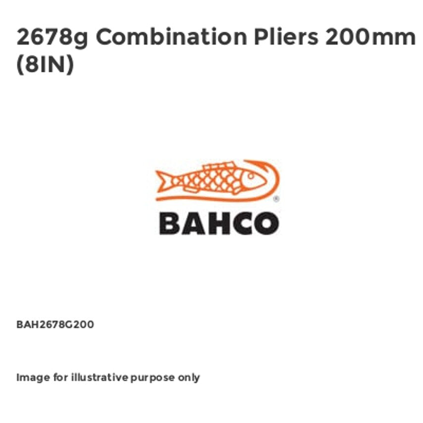2678g Combination Pliers 200mm (8IN) BAH2678G200