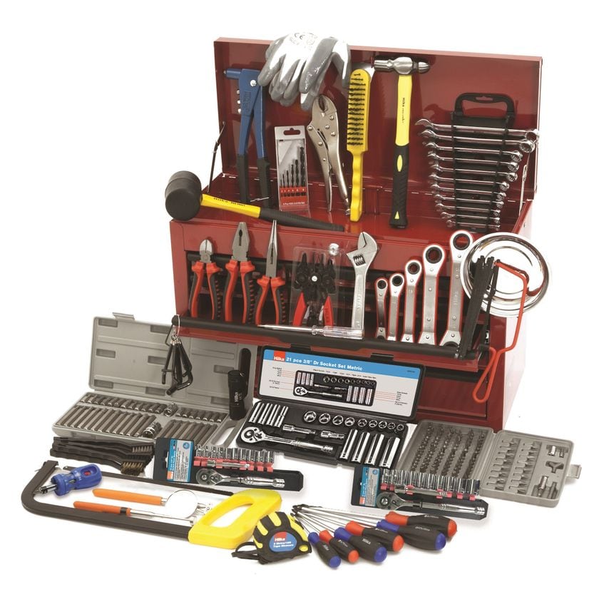270 Piece Tool Kit in Heavy Duty Tool Chest