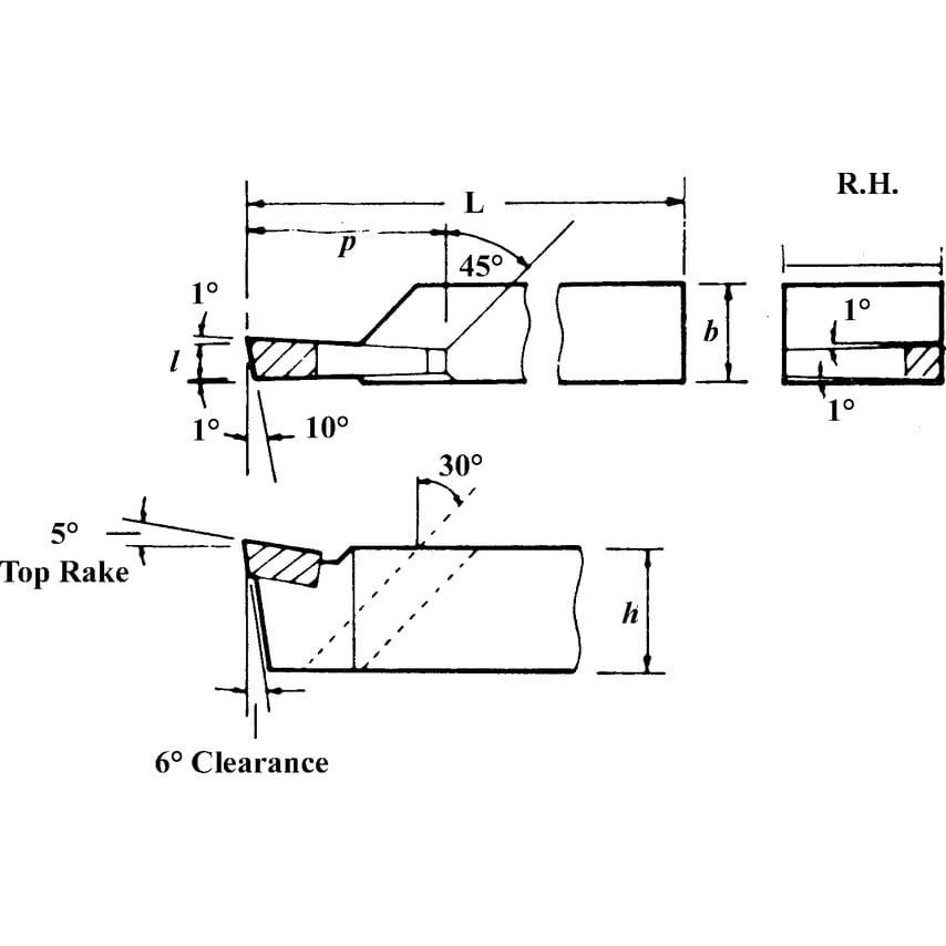 276 P40 Brazed Tool