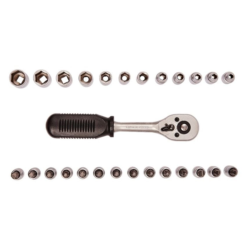 27 Piece 1/4" Drive Socket and Bit Set