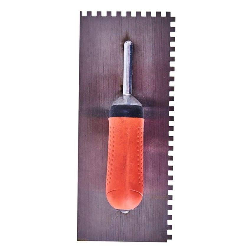 280mm (11") Notched Float Trowel with Soft Grip Handle