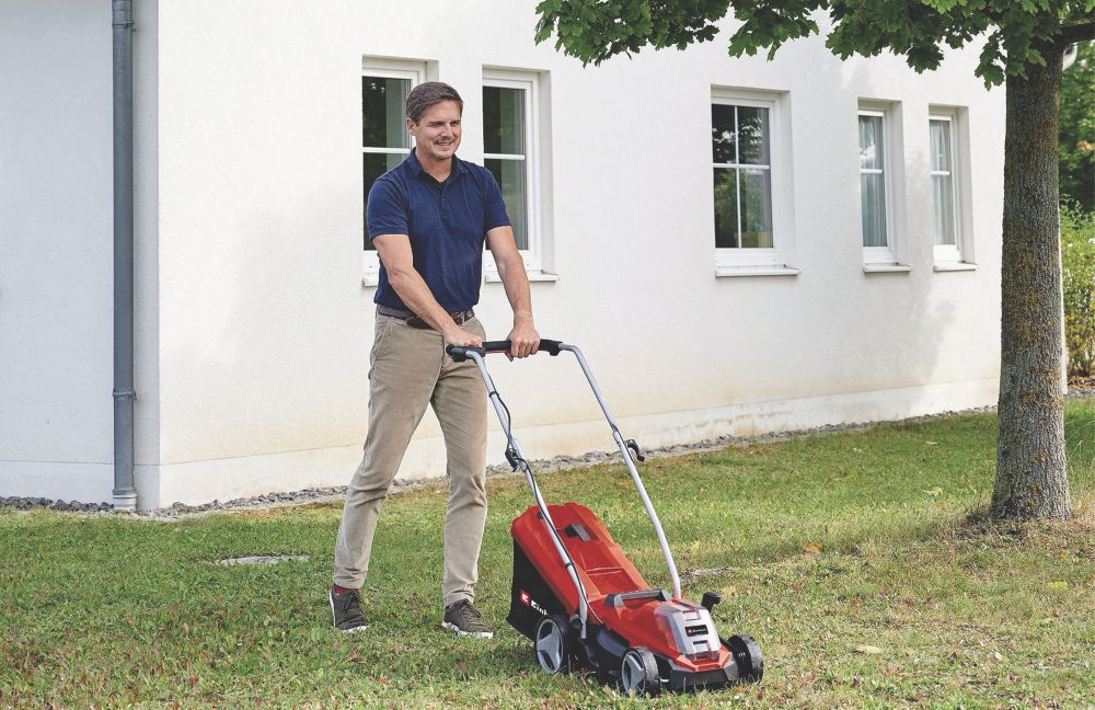 Einhell GE-CM 18/33 Li 18V 1 x 4.0Ah Li-Ion Power X-Change Brushless Cordless 33cm Lawn Mower