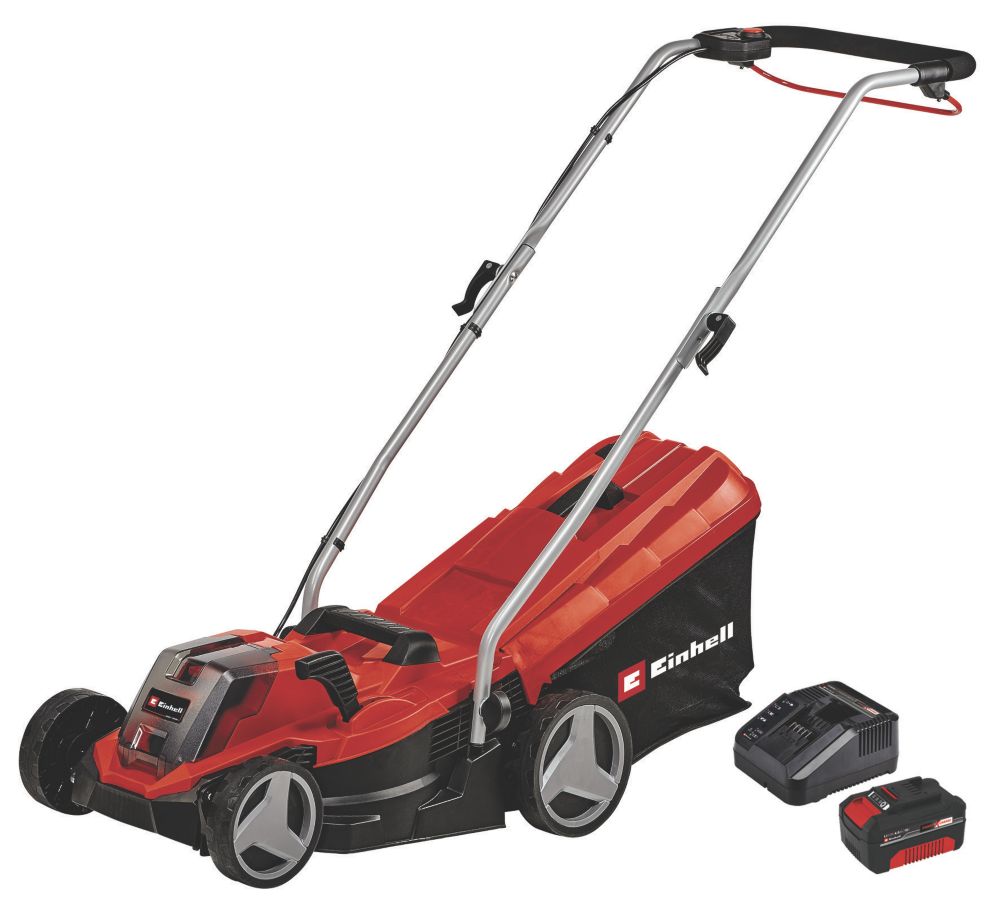 Einhell GE-CM 18/33 Li 18V 1 x 4.0Ah Li-Ion Power X-Change Brushless Cordless 33cm Lawn Mower