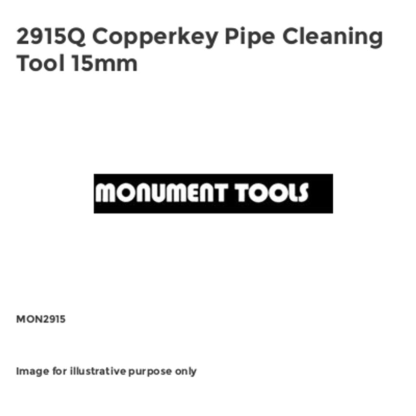 2915Q Copperkey Pipe Cleaning Tool 15mm