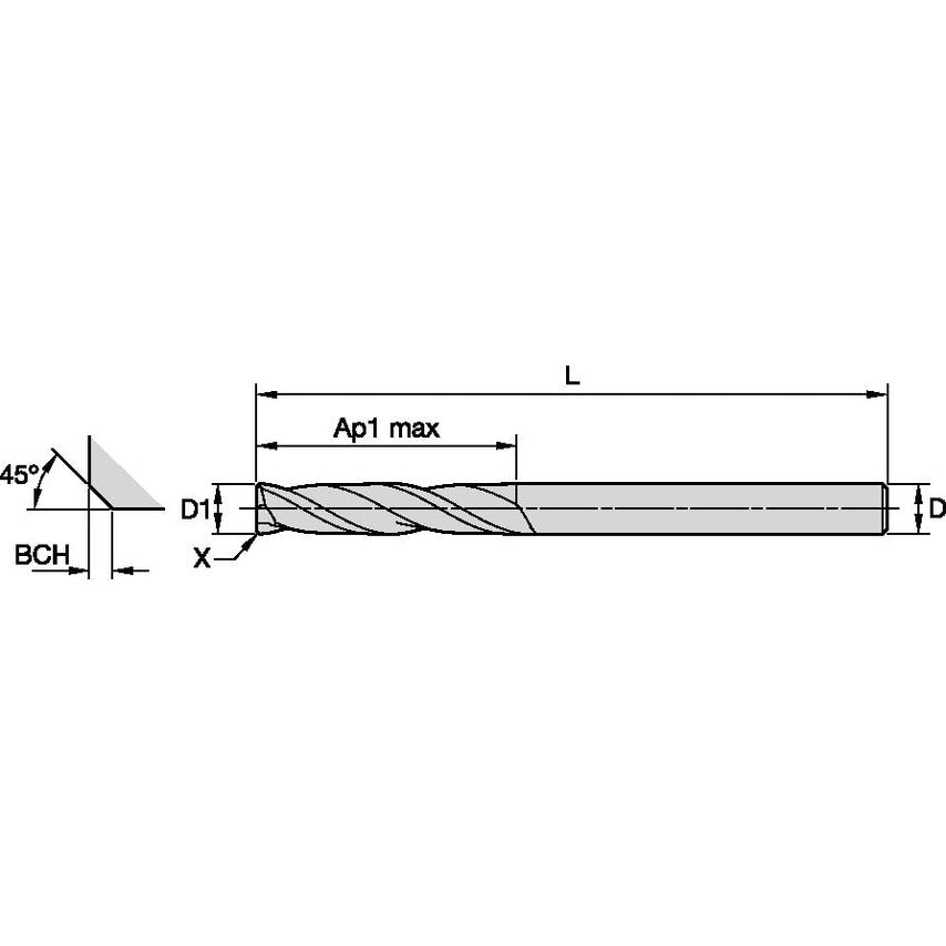 2CH1000ML032A GP SCEM 2FL 10X10X32X89