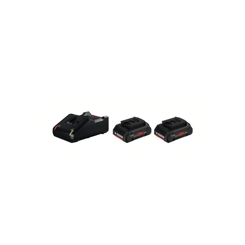 2X ProCORE 18V 4.0AH + GAL 18V-40 (Carton) 18V Starter Set