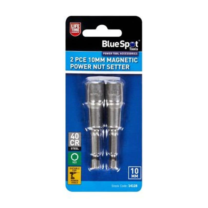 2 Piece 10mm Magnetic Power Nut Setter