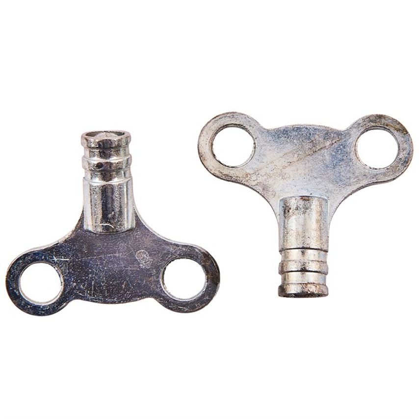 2 Piece Radiator Key Set - Clock Type