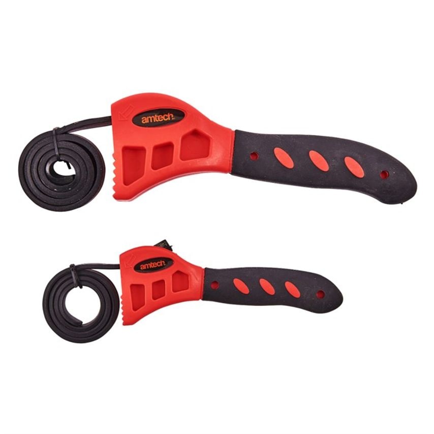 2 Piece Strap Wrench Set