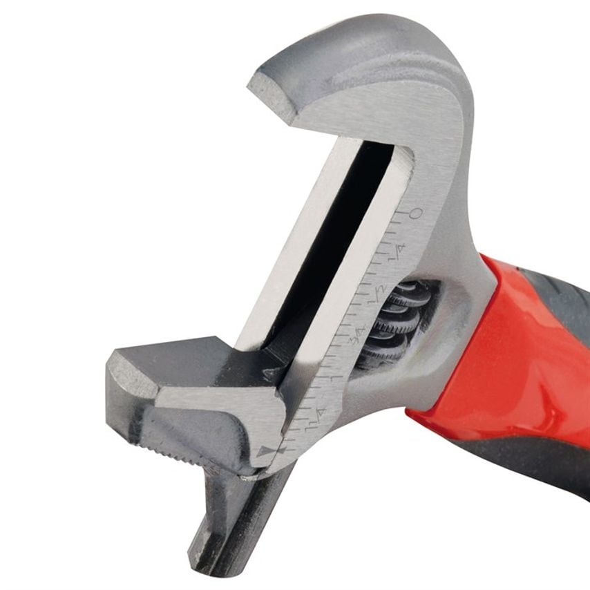 2-in-1 Wide Mouth Pipe Wrench/Adjustable Wrench