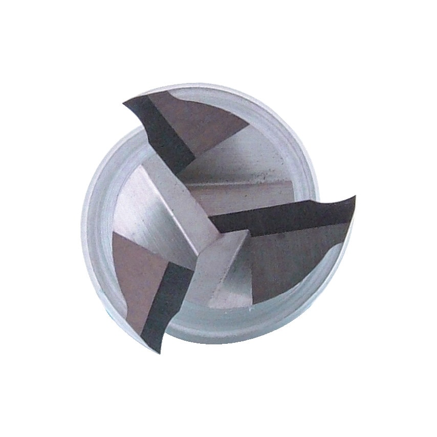 3.00MM Carbide 3 Flute Plain Shank Short Series Slot Drill - Uncoated