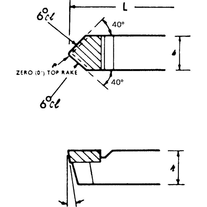 300 P20/P30 Brazed Tool