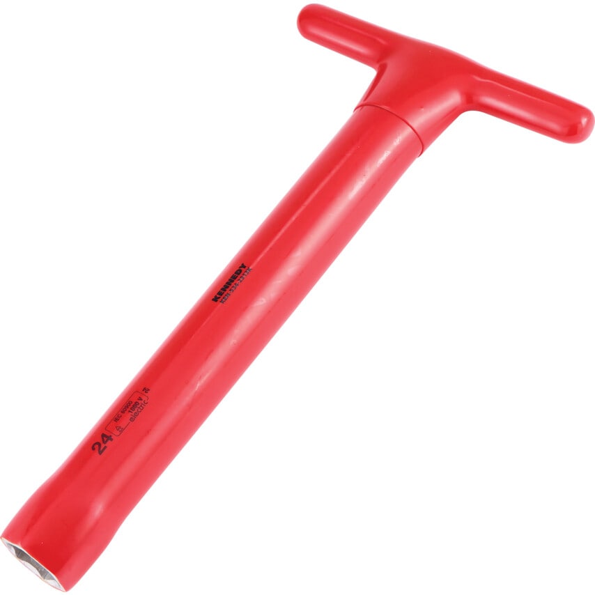 300 x 24mm Insulated T-Socket Wrench 1000 V - DIN 7440