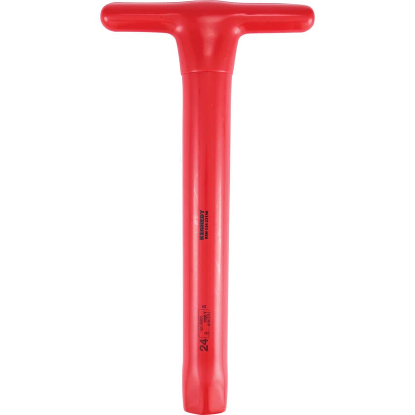 300 x 24mm Insulated T-Socket Wrench 1000 V - DIN 7440