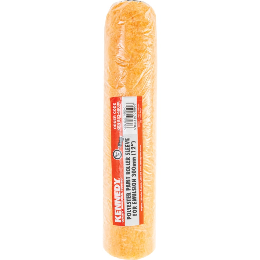 300mm/12" M/P Poly. Paint Roller Sleeve - Emulsion