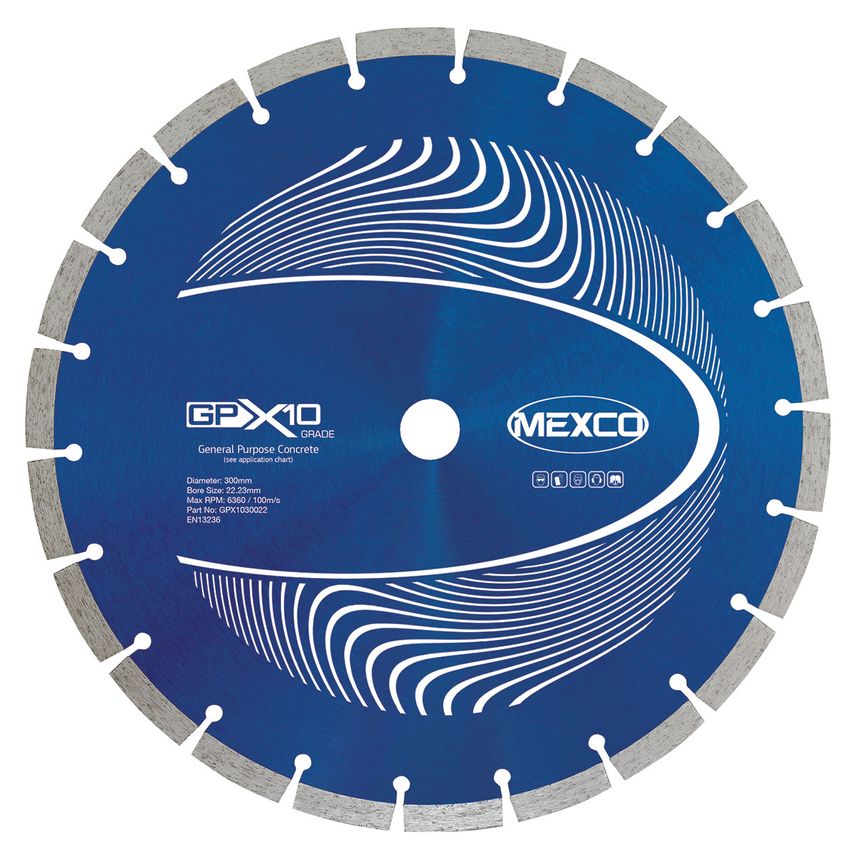 300mm GPX10 Universal Concrete Diamond Blade