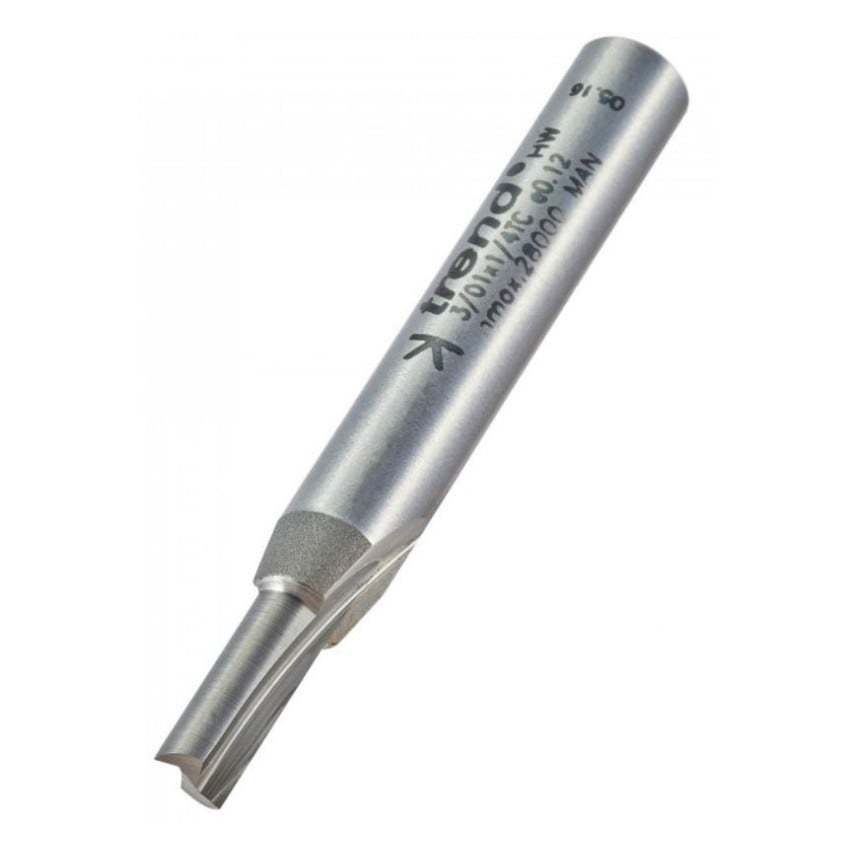 3/01 4.0mm Professional TCT 2 Flute Straight Cutter 1/4" Shank