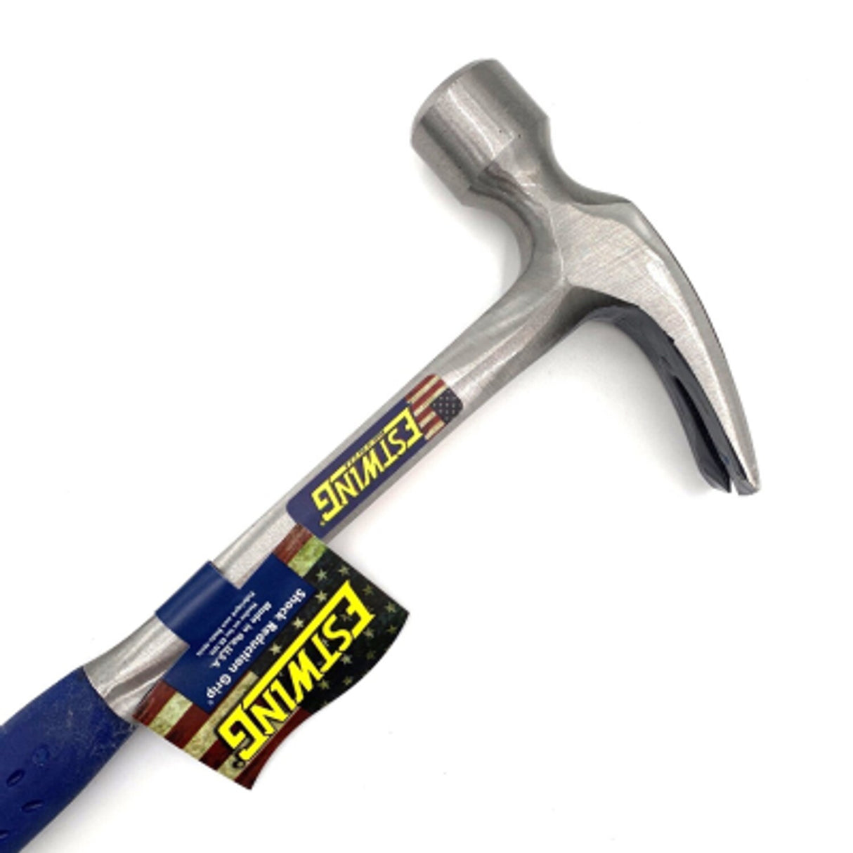30OZ Smooth Face Straight Claw Framing Hammer with Vinyl Grip E3/30S