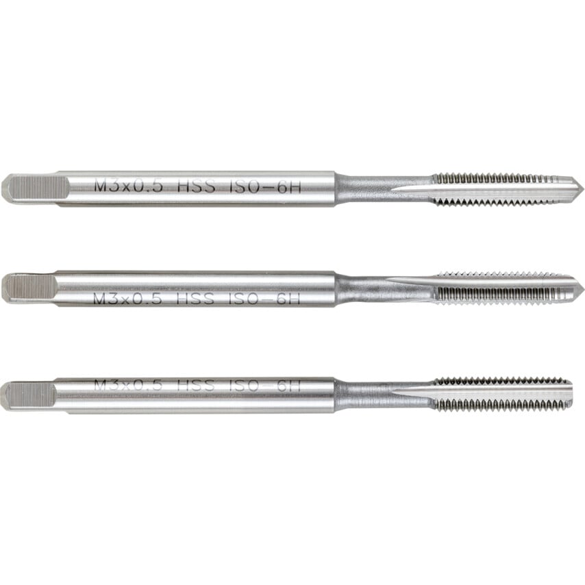 3.0X0.50MM HSSGT Straight Flute Tap Set