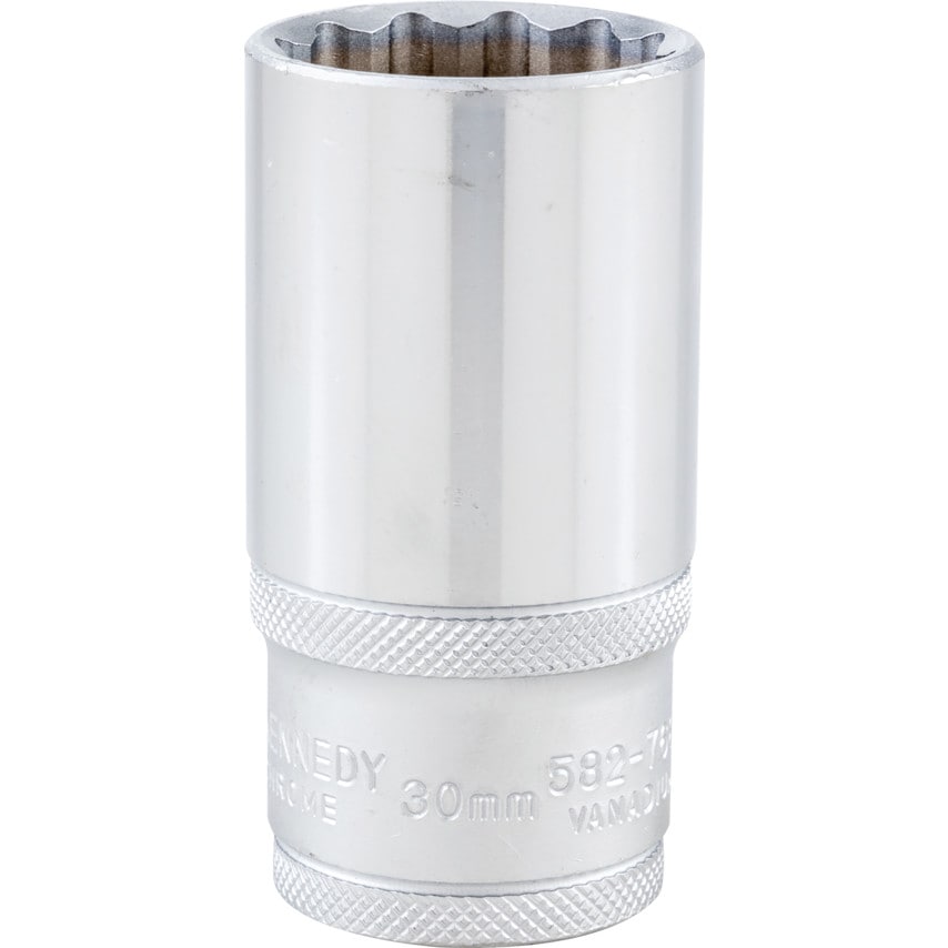 30mm Deep "Bi-hex" Socket 1/2" Square Drive