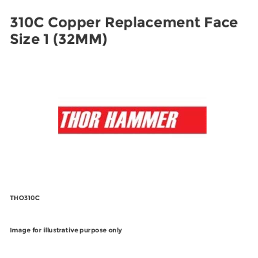 310C Copper Replacement Face Size 1 (32MM)