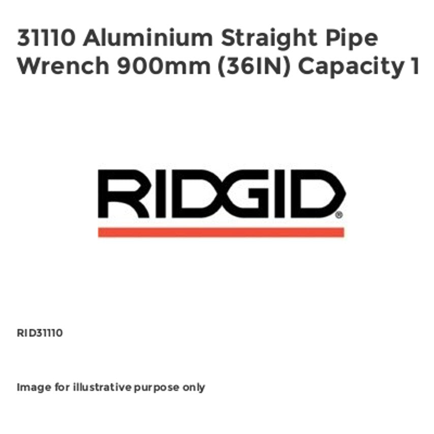 31110 Aluminium Straight Pipe Wrench 900mm (36IN) Capacity 1