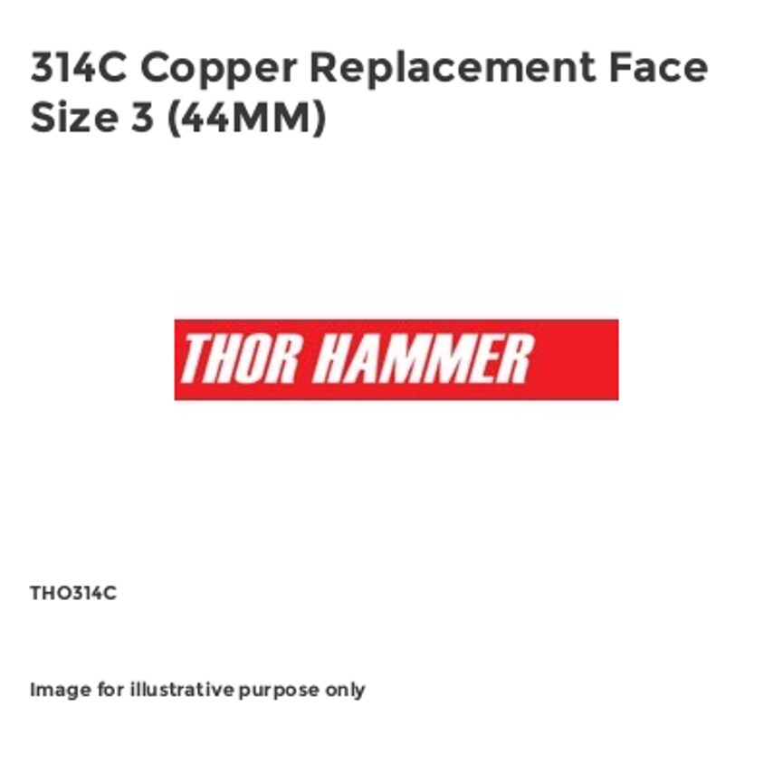 314C Copper Replacement Face Size 3 (44MM)