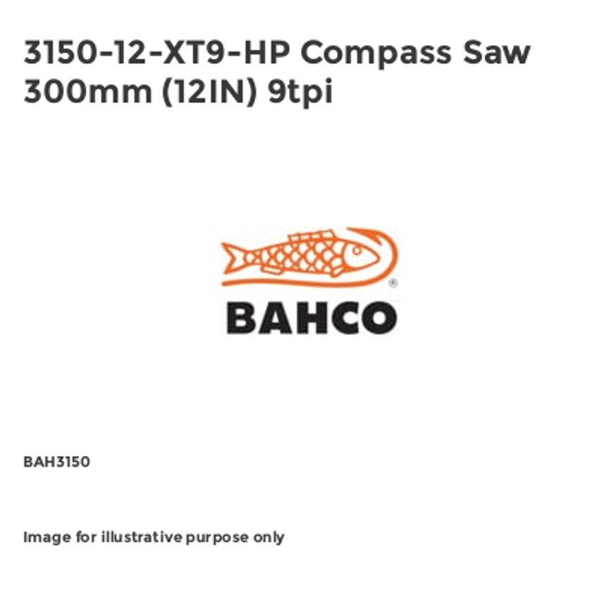 3150-12-XT9-HP Compass Saw 300mm (12IN) 9tpi BAH3150