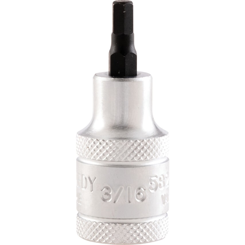 3/16" A/F Hex Socket Bit 1/4" Square Drive