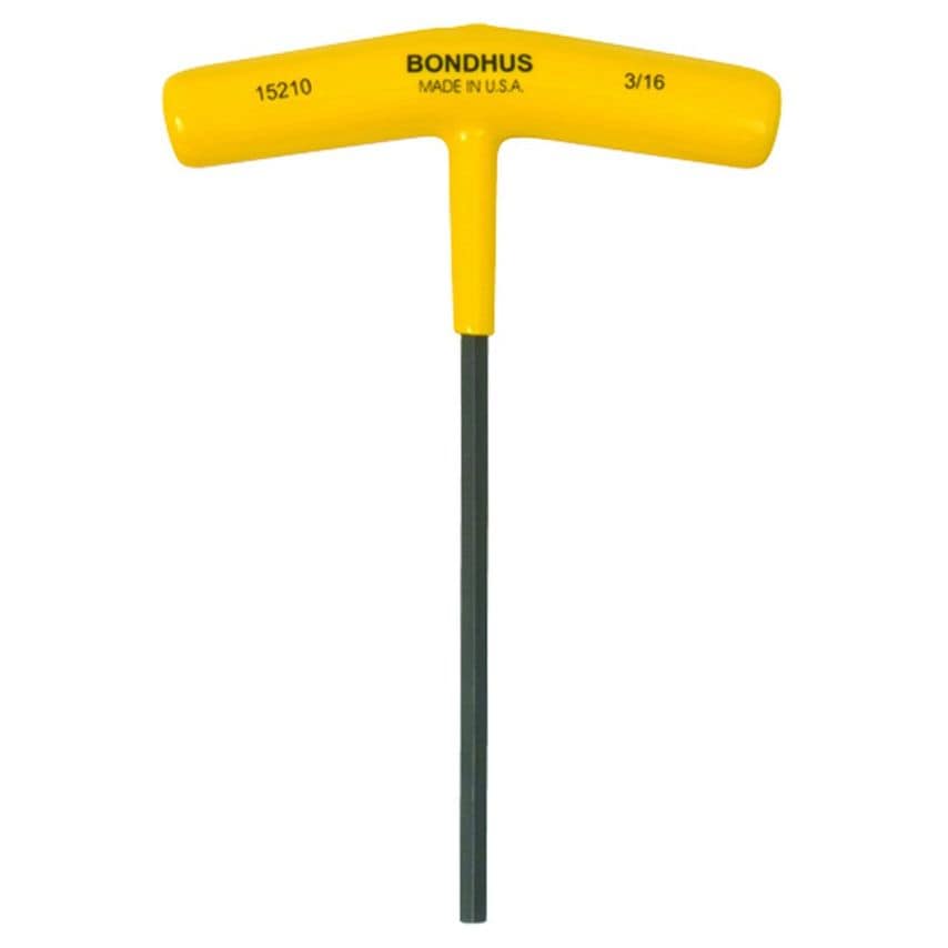 3/16" T-Handle Hex 6" Hex Blade, 3/16", 15210