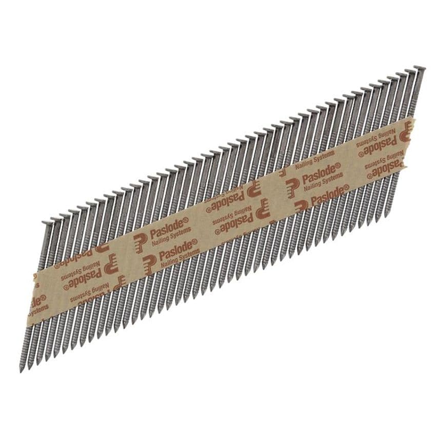 3.1 x 75mm 350 Ring Nails Bright Finish Box of 2200 + 2 Fuel Cells PAS141226