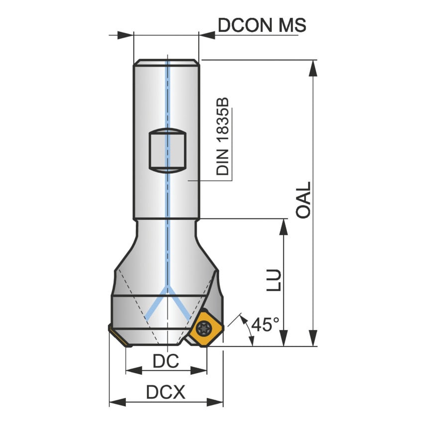 32N3R045B25-SSD13F-C Ver SD1345 End Mill