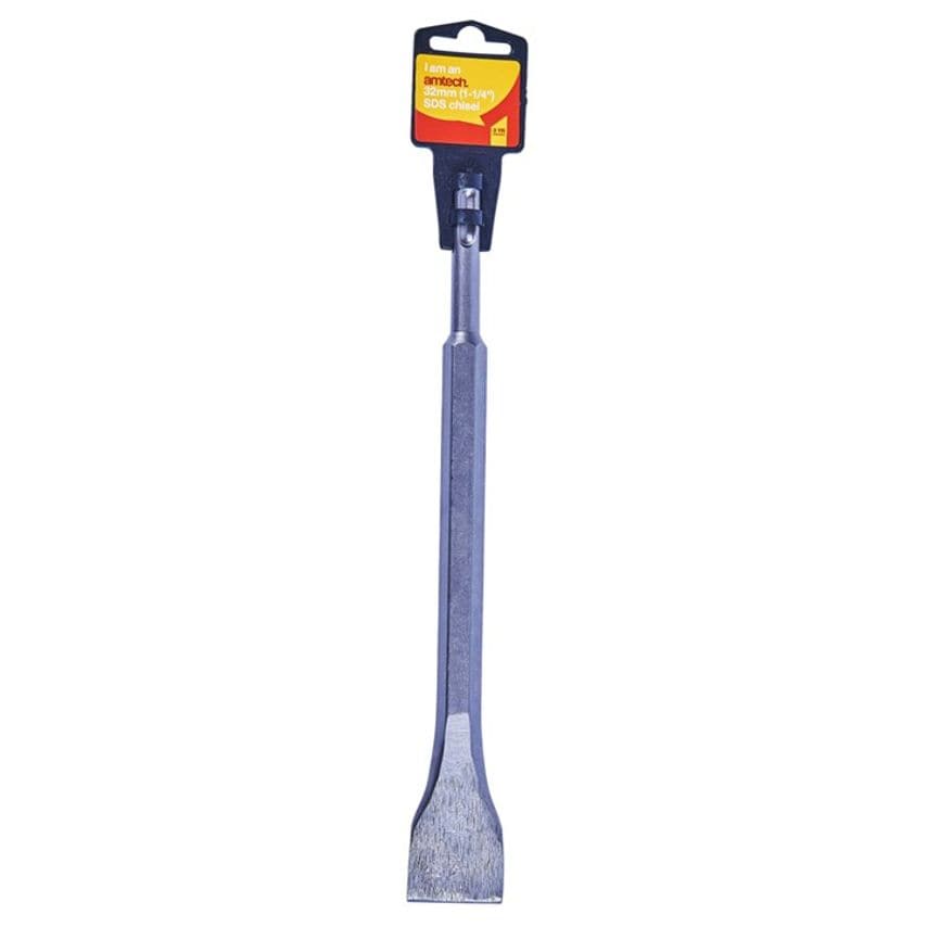 32mm (1.25") X 250mm (10") SDS Chisel