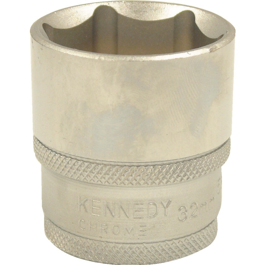 32mm Single Hex Socket 1/2" Square Drive