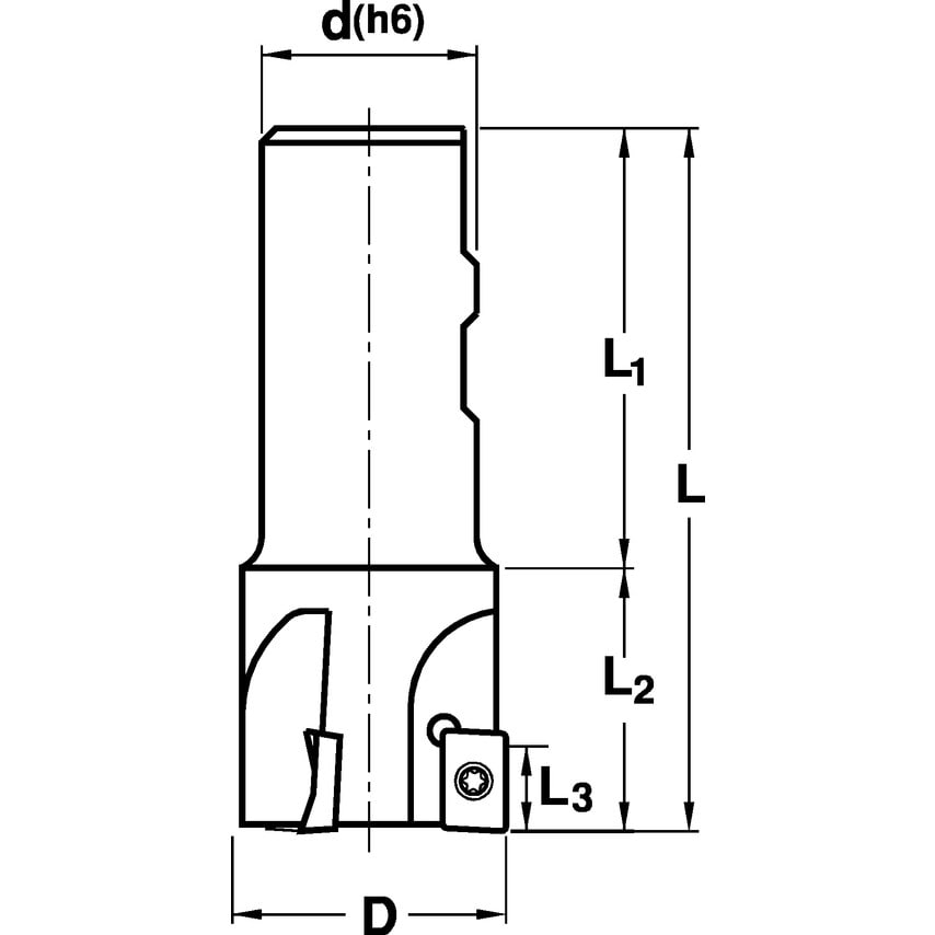 32mm Weldon End Mill (Ver Ii)